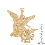 925 Sterling Silver Small St. Michael Pendant