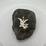 925 Sterling Silver Small St. Michael Pendant