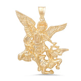925 Sterling Silver Large St. Michael Pendant