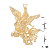 925 Sterling Silver Large St. Michael Pendant