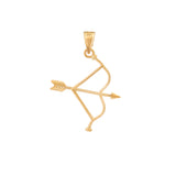 Sterling Silver Yellow Gold Plated St. Sebastian Pendant