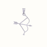 Sterling Silver Yellow Gold Plated St. Sebastian Pendant (Small)
