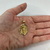 Sterling Silver Yellow Gold or Platinum Plated Jesus of Nazareth Pendant