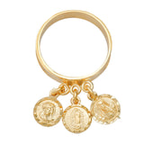 Sacred Heart, Holy Face, and Our Lady of Guadalupe Medal Ring