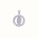 Gold Plated Sterling Silver Guadalupe Pendant