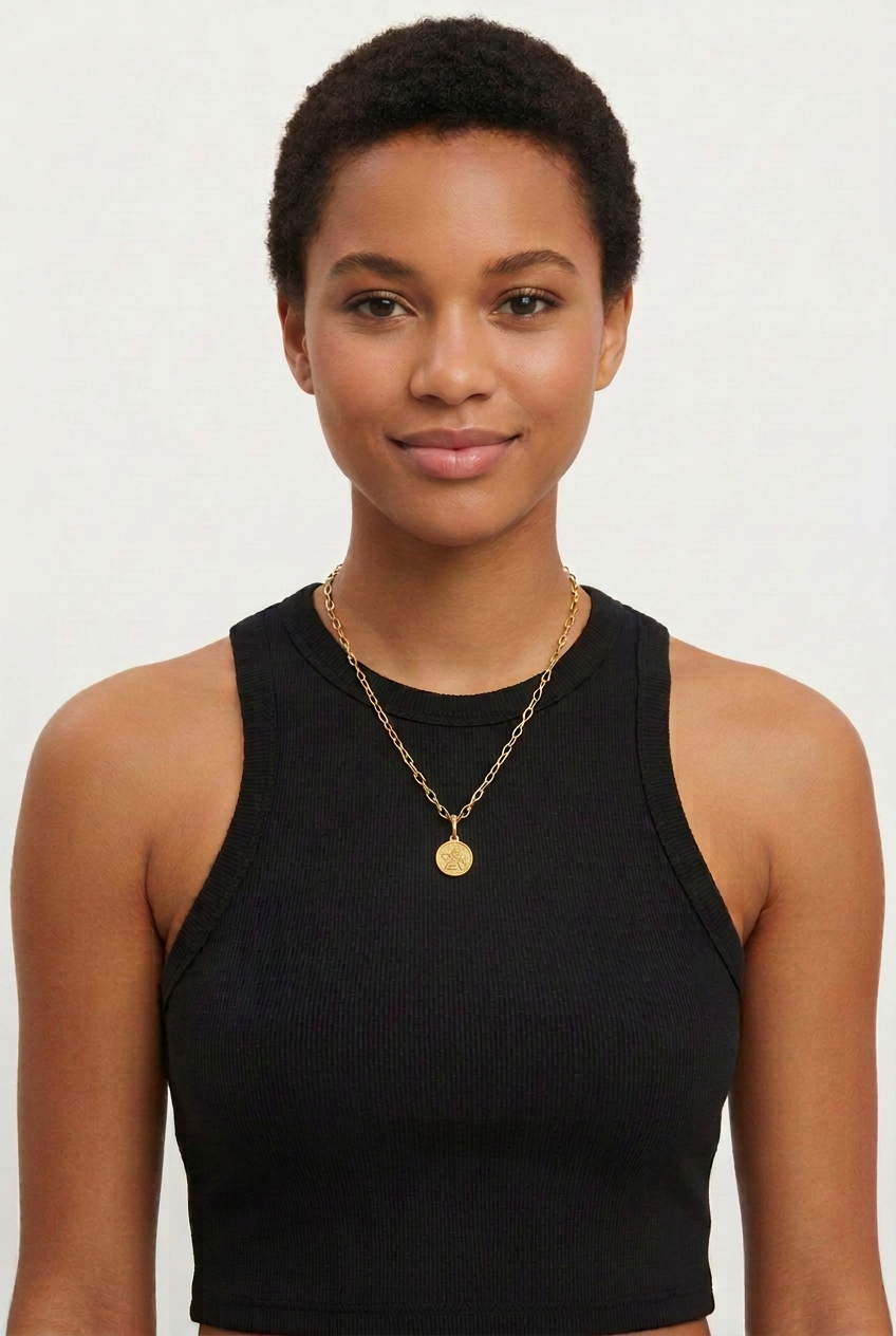 Guardian Angel necklace with medal reduced by 50 percent
