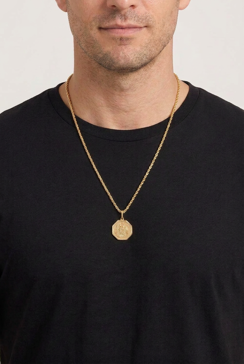 Same model and approved medal scale with a 20-inch rope chain