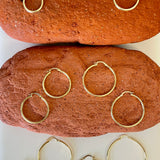 14K Yellow Gold Hoop Earrings