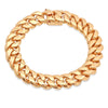 Sterling Silver 13mm Handmade Cuban Link Bracelet (8-9 Inch)