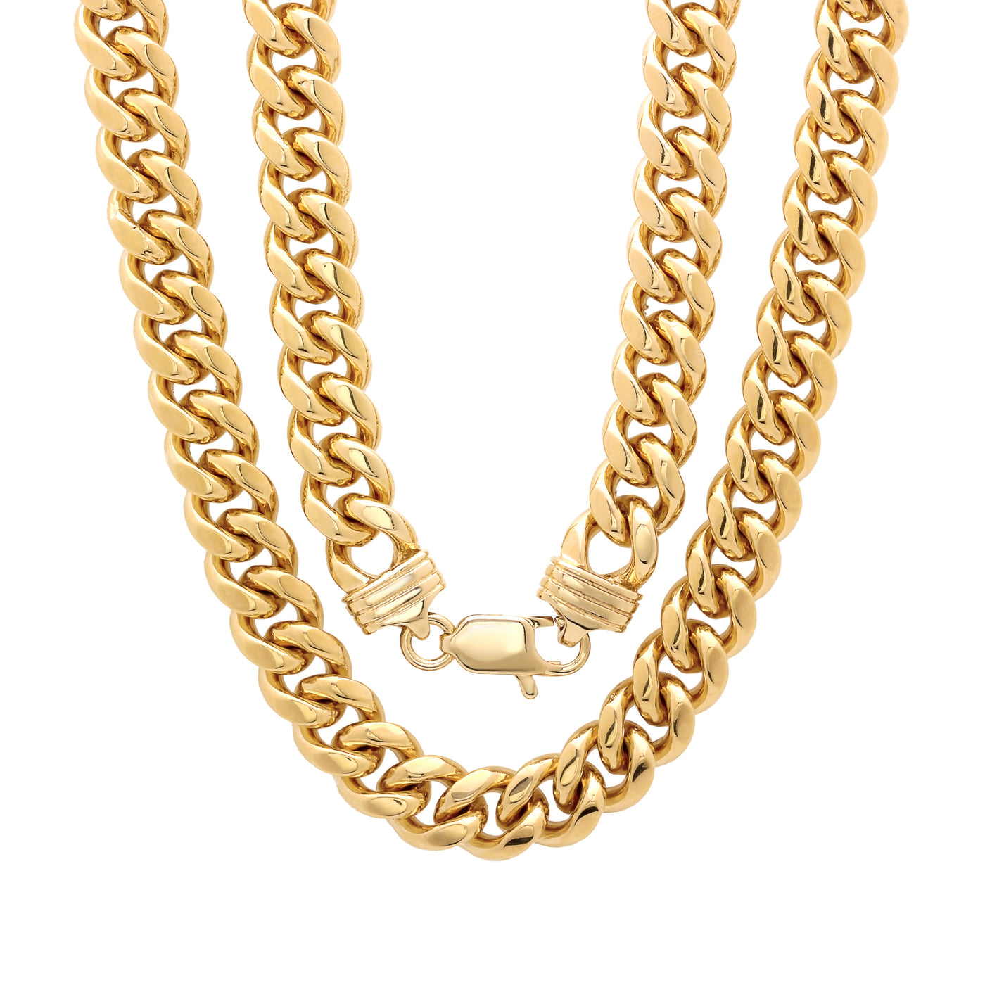 Cuban link clearance chain gold plated