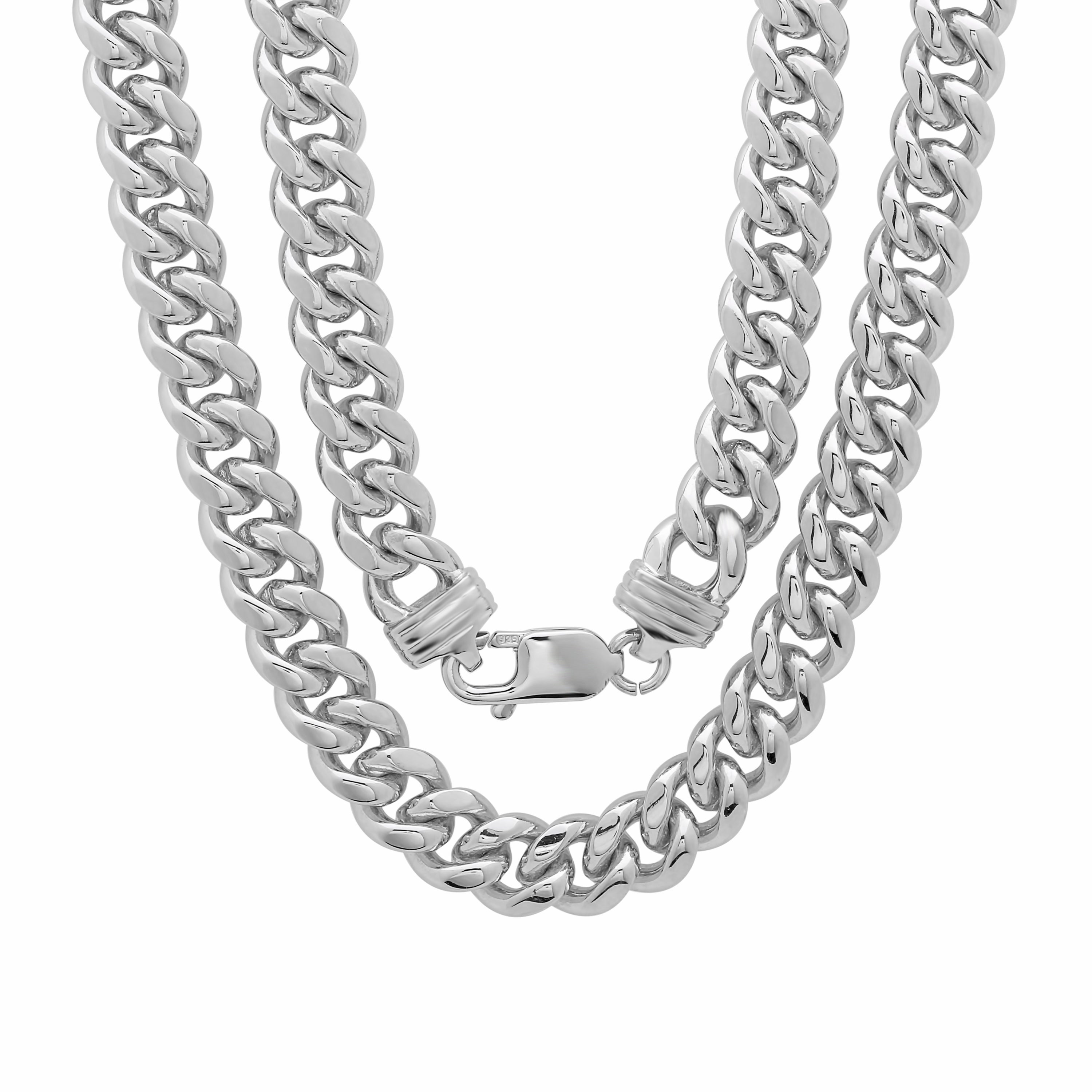 Yellow Gold Plated 9 mm Miami Cuban Link Chain (18-32 Inch)