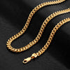 Yellow Gold Plated 9 mm Miami Cuban Link Chain (18-32 Inch)