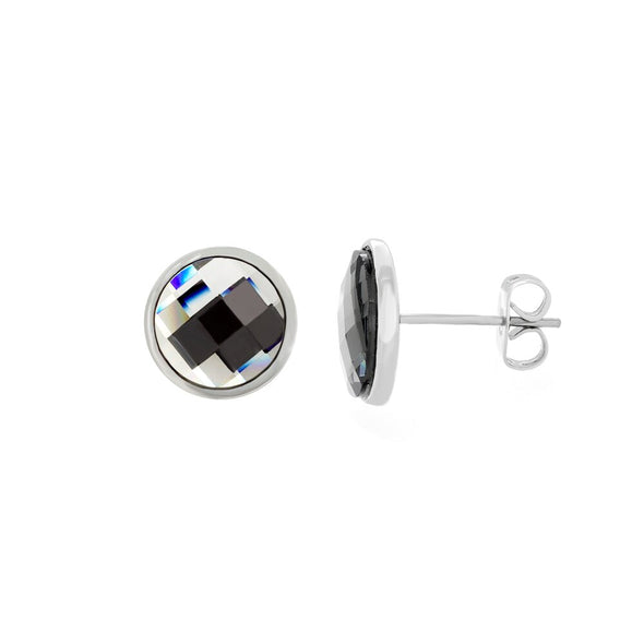 Checkerboard Crystal Earring