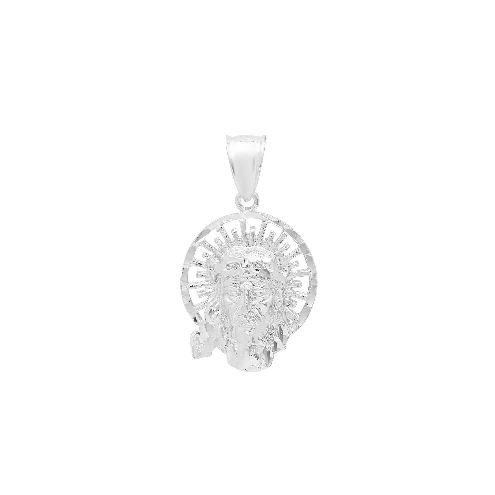 Yellow Gold or Platinum Plated Jesus of Nazareth Pendant