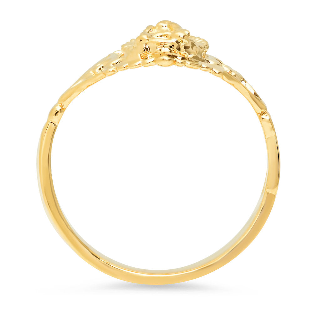 14K Yellow Gold Our Lady of Guadalupe Ring (Size 5-8)