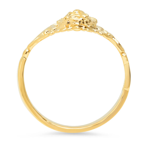 14K Yellow Gold Our Lady of Guadalupe Ring (Size 5-8)