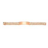 14K Yellow Gold 12 mm Cuban Link ID Bracelet (8-9 Inch)