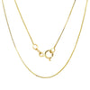 14K Two-tone Gold Baby Crucifix Necklace (14-16 Inch)