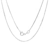 14K White Gold .50 mm Box Chain (16-24 Inch) (Copy)