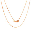 14K Rose Gold .75 mm Box Chain (16-30 Inch)
