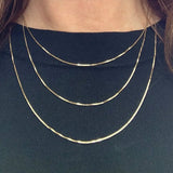 14K Rose Gold .75 mm Box Chain (16-30 Inch)