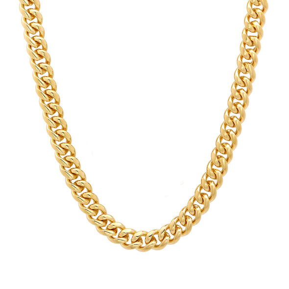 14K Yellow Gold 150 Miami Cuban Link Chain ( 20-30 Inch )