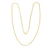 14K Yellow Gold 2 mm Wheat Chain (16-24 Inch)