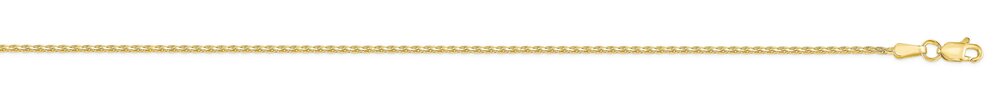 14K Yellow Gold 2 mm Wheat Chain (16-24 Inch)