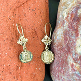 14K Gold Our Lady of Guadalupe Earring