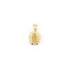 Yellow Gold Lucky Guadalupe Bandera Pendant