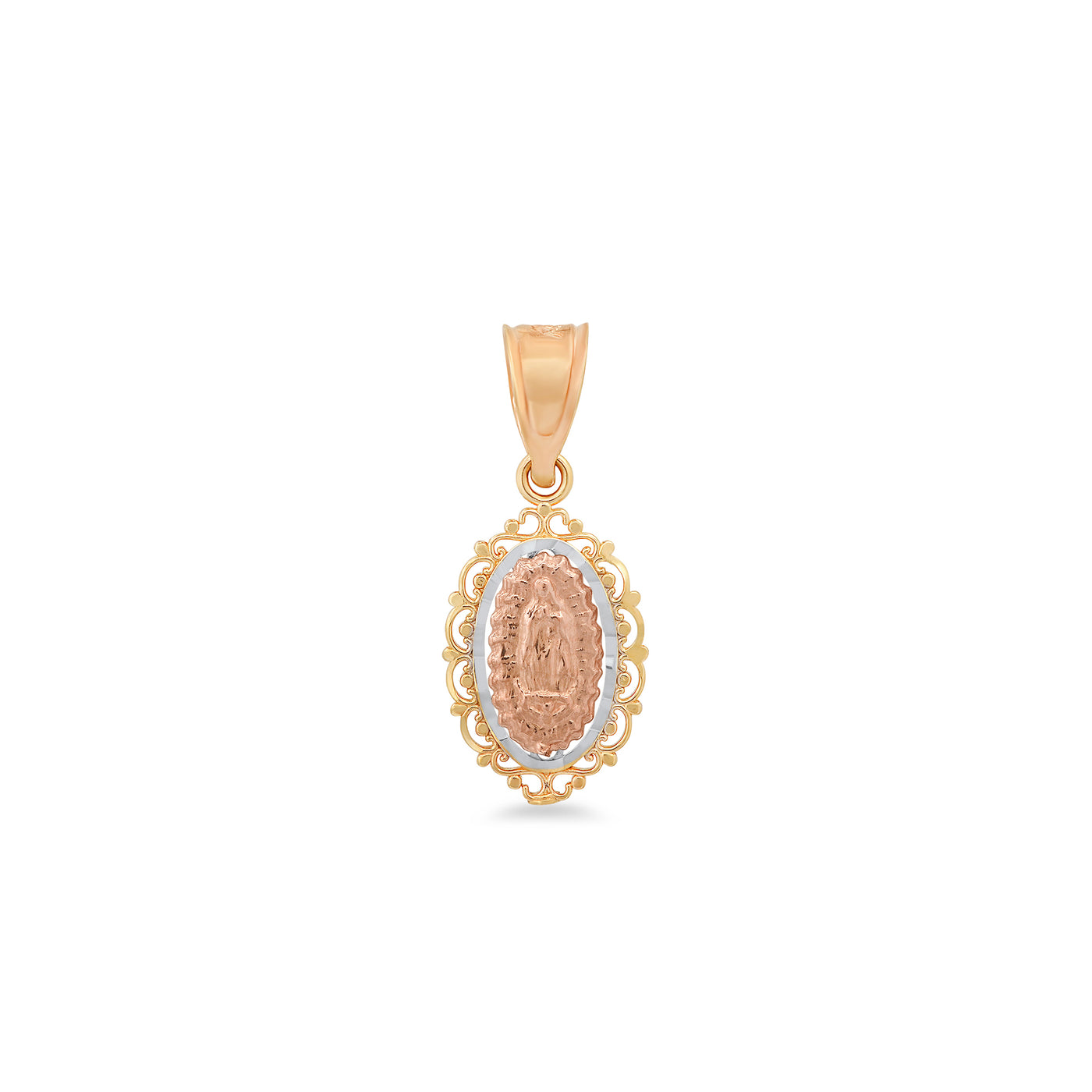 Sterling Silver Virgencita de Guadalupe Necklace – La Rosa Brand
