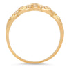 14K Yellow Gold and Cubic Zirconia Tiara Ring ( Size 5-9 )