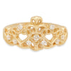 14K Yellow Gold and Cubic Zirconia Tiara Ring ( Size 5-9 )