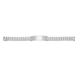 Sterling Silver 9 mm Cuban Link ID Bracelet (7-9 Inch)