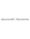 Sterling Silver 9 mm Cuban Link ID Bracelet (7-9 Inch)