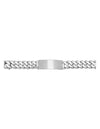 Sterling Silver 18 mm Cuban Link ID Bracelet (8.5-9.5 Inch)