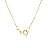 Yellow Gold Plated Silver 1 mm Box Chain (16-30 Inch)