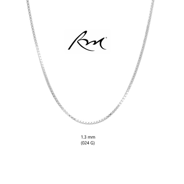 Sterling Silver Box Chain Necklaces