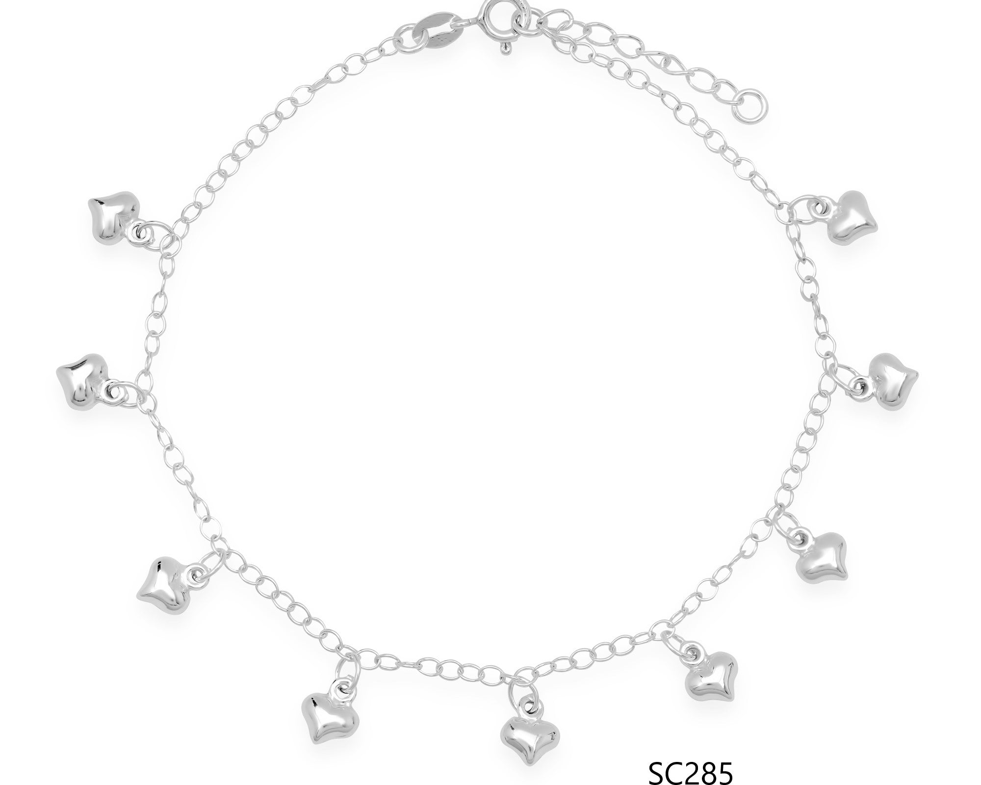 Sterling Silver Anklet Bracelets Collection