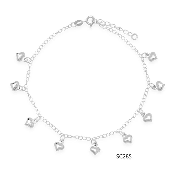 Sterling Silver Anklet Bracelets Collection