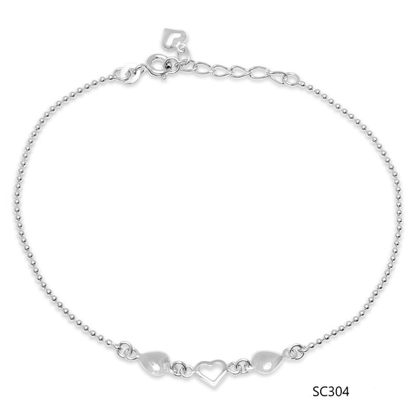 Sterling Silver Anklet Bracelets Collection