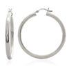 Sterling Silver 1 3/4 Inch Polished Hoop Earring