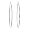 Sterling Silver 2.75 Inch Hoop Earring