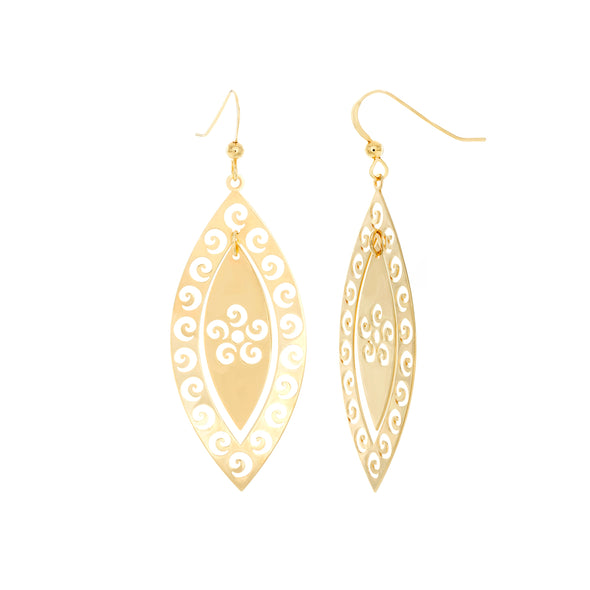 Sterling Silver Nepal Drop Earring