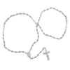 Signature 4 mm Cut-out Bead Rosary Necklace (24 Inch)