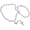 Signature 8 mm Cut-out Bead Rosary Necklace (28 Inch)