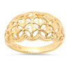 14K Yellow Gold Dome Ring ( Size 5-9 )