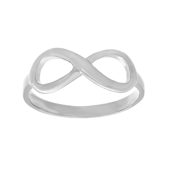 Sterling Silver Infinity Ring ( Size 5-8 )