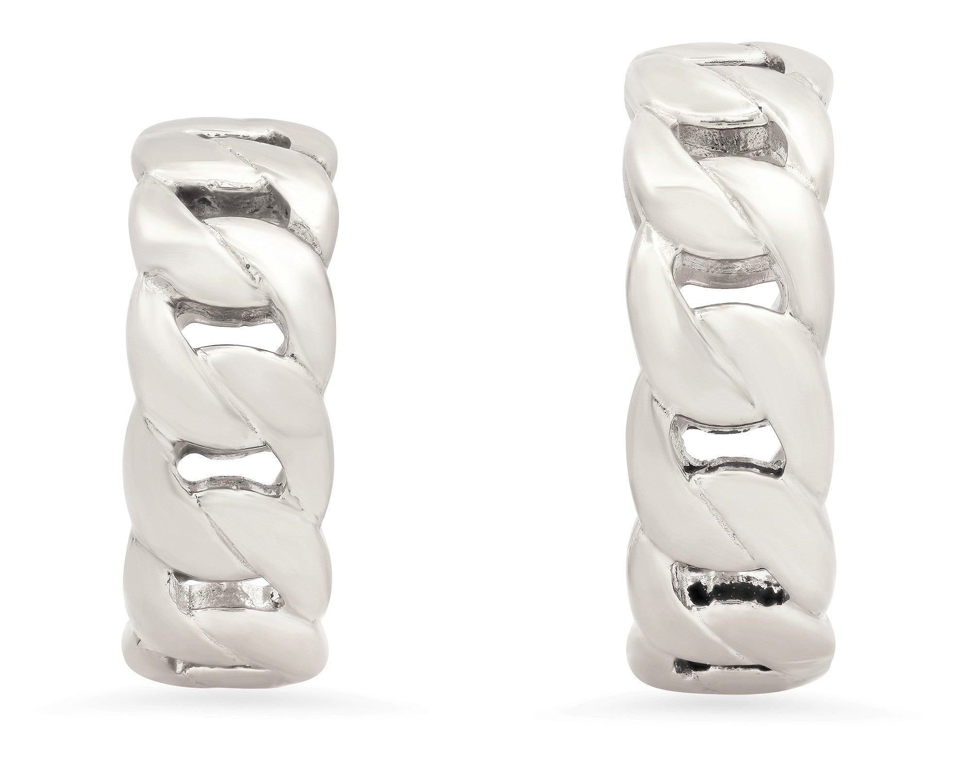 Sterling Silver Cuban Link Ring His and Hers ( Size 4-13 )