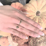 14k Yellow Gold Personalized Bar Ring